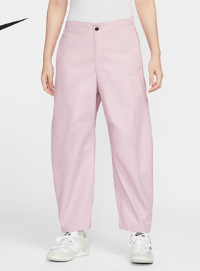 Nike/耐克官方正品2025女士时尚宽松梭织休闲九分裤HV2087-667