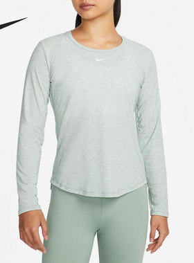 Nike/耐克官方正品休女子舒适圆领运动休闲长袖T恤 DD0621-357