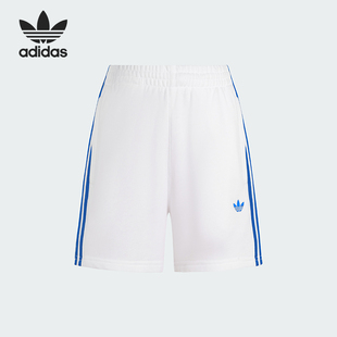 Adidas/阿迪达斯官方正品三叶草女士训练经典宽松运动短裤KG3695