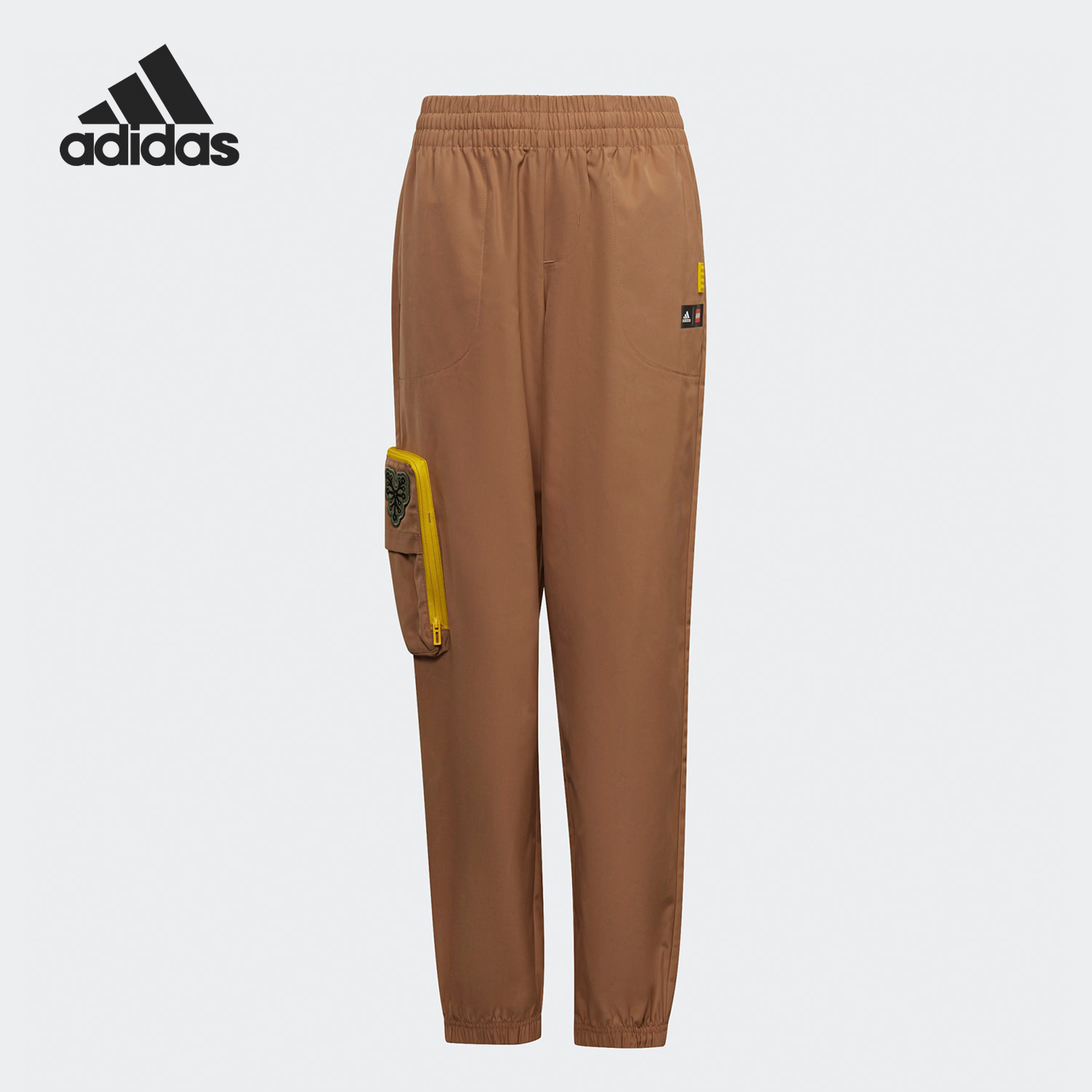 Adidas/阿迪达斯正品乐高联名新款大童运动运动长裤H65299