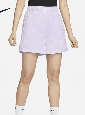 Nike/耐克正品新款女士夏季高腰梭织运动短裤DM6740-511