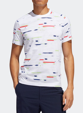 Adidas/阿迪达斯正品M TEE JAQ男子休闲运动型格短袖T恤 FT2775