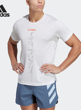 Adidas/阿迪达斯官方正品AGR SHIRT男子户外运动短袖T恤HT9442