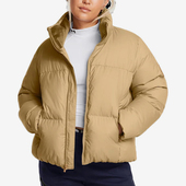 女子运动休闲拉链立领羽绒服1384648 2025新款 263 安德玛正品