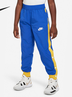 Nike/耐克官方正品当季新款大童运动休闲宽松排扣长裤DQ8950-480