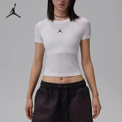 Nike/耐克正品JORDAN套头短袖T恤新款女经典短袖T恤II9929-100