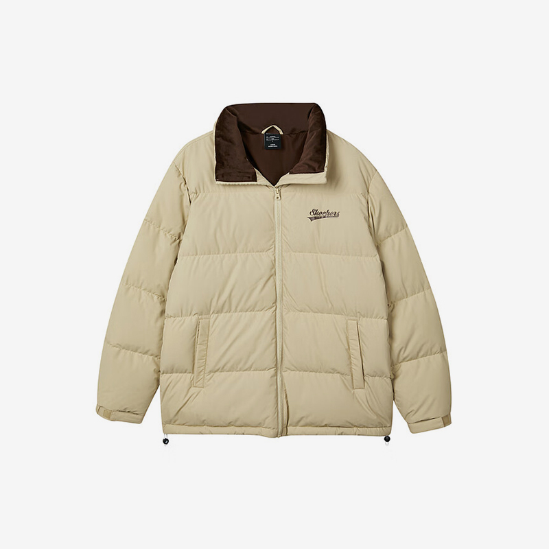 Skechers/斯凯奇正品冬季新款男女立领防风休闲运动羽绒服