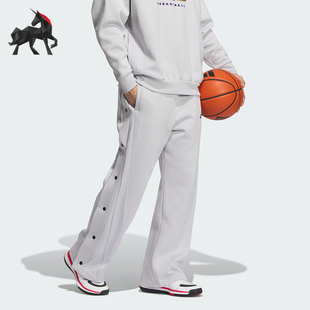 阿迪达斯正品 侧开排扣运动裤 PANTS男士 JM5673 LNY Adidas