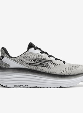 Skechers斯凯奇正品MEN'S GO男款系带中厚底低帮跑步鞋220621-WBK