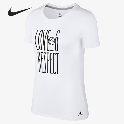 Nike/耐克正品休闲女子时尚潮流运动圆领短袖T恤 AQ4892-100