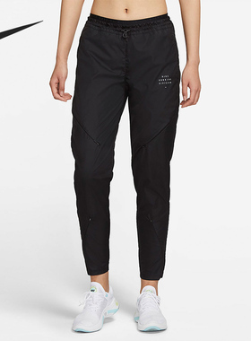 Nike/耐克正品女子束腿梭织透气跑步运动休闲长裤 DA1142-010