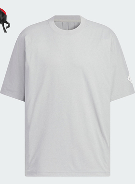 Adidas/阿迪达斯正品2025夏季款男士休闲宽松圆领透气短袖KE9589