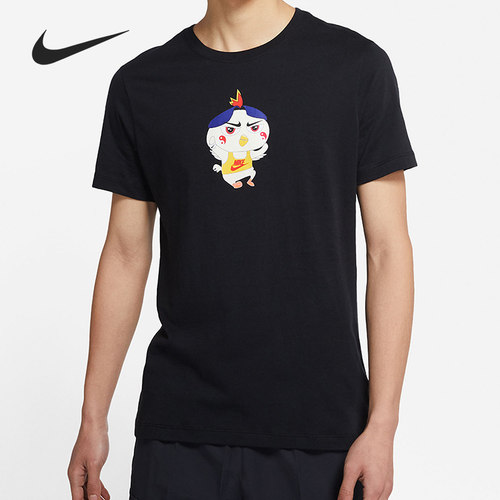 nike印花运动t恤正品2021年新款