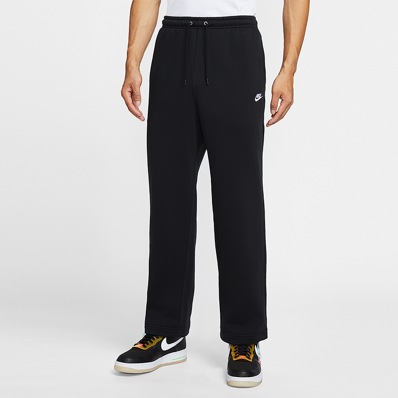 Nike/耐克正品 Club 男士系带加绒运动直筒针织长裤FN3732-010