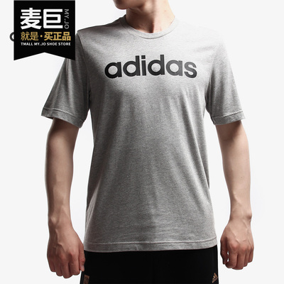 透气圆领运动型格短袖t恤