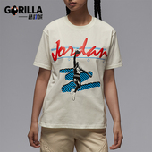 耐克正品 JORDAN女士宽松印花休闲经典 日常短袖 Nike HJ0130 133