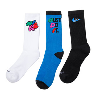 Nike耐克袜子正品 运动袜针织长袜男女卡通袜棉袜高筒袜跑步训练袜