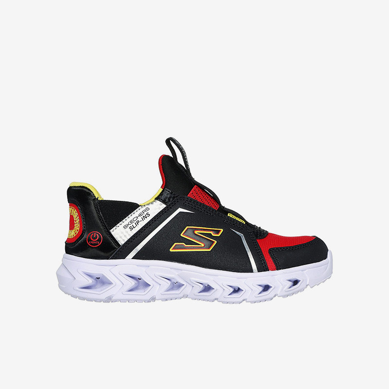 Skechers/斯凯奇正品春季新款男童一脚蹬轻质耐磨休闲冰灯鞋