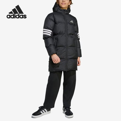 Adidas/阿迪达斯正品FutureIcons新款儿童经典黑白色棉服JW2478