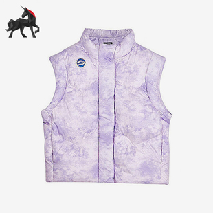 女童休闲保暖立领梭织羽绒马甲 冬季 Skechers 斯凯奇正品