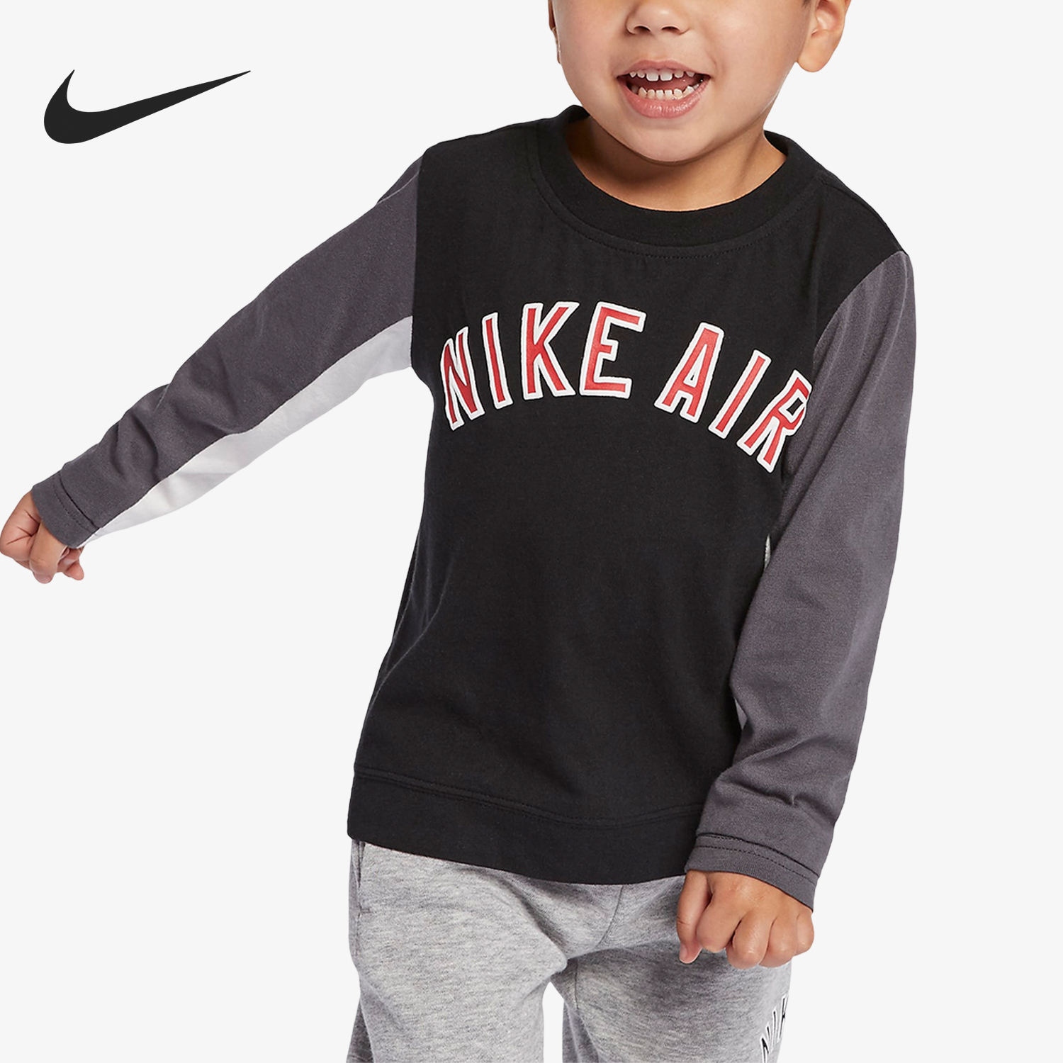 耐克正品婴童长袖运动卫衣