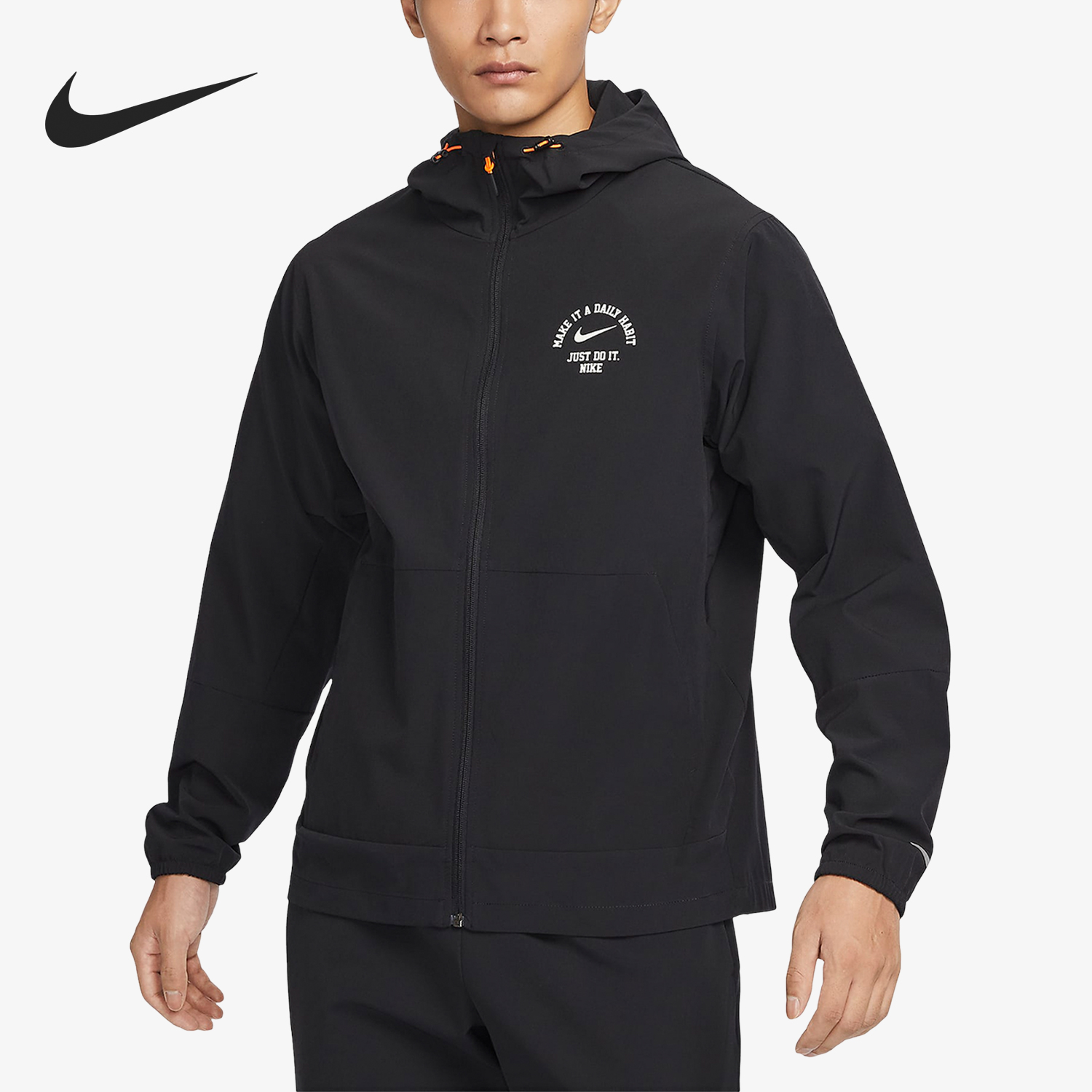 Nike/耐克官方正品新款男士防风连帽运动休闲梭织外套FV3970-010