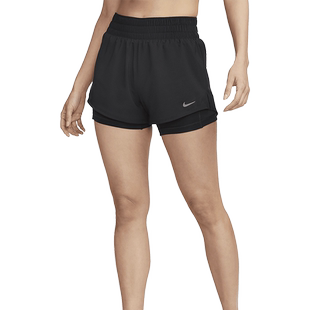 Nike/耐克官方正品 Dri-FIT One 女士二合一运动短裤DX6013-010