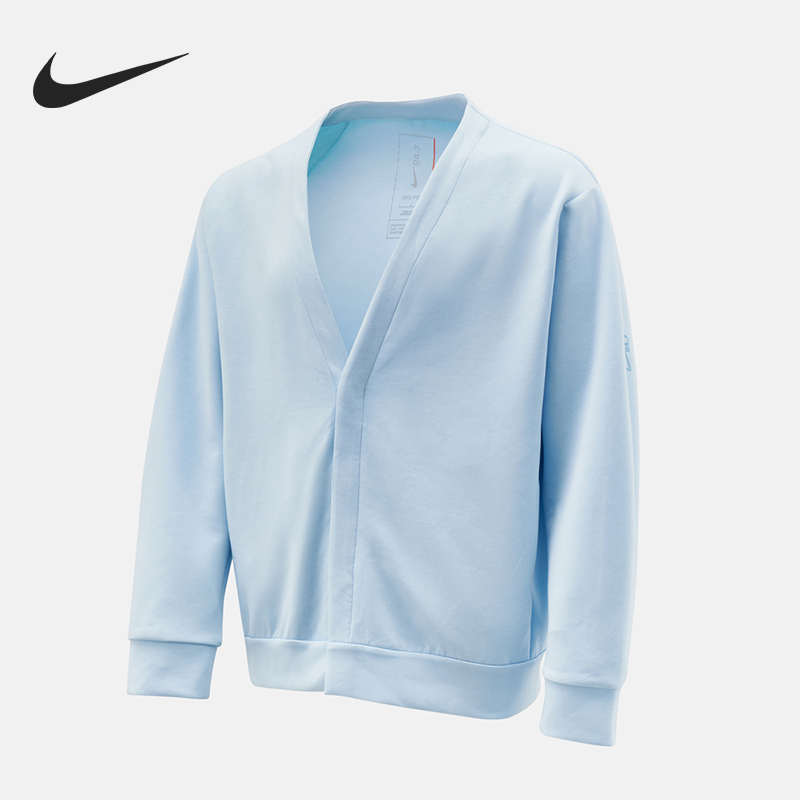 耐克男士针织长袖运动保暖外套
