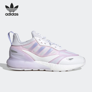 Adidas 阿迪达斯官方正品 三叶草ZX GZ7824 BOOST女子运动鞋