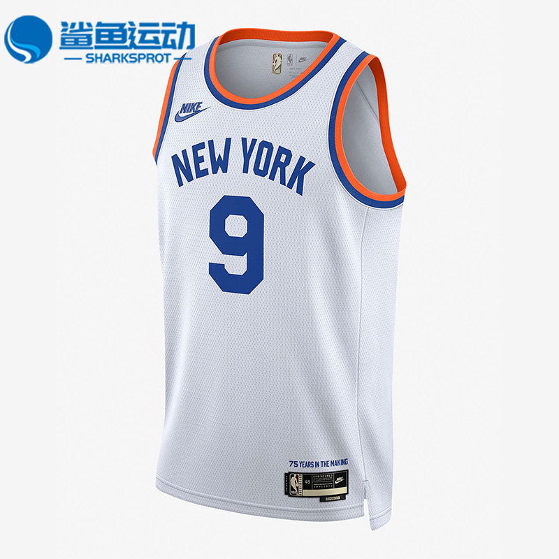 Nike/耐克正品纽约尼克斯队休闲男子时尚篮球球衣背心 DB4121-100