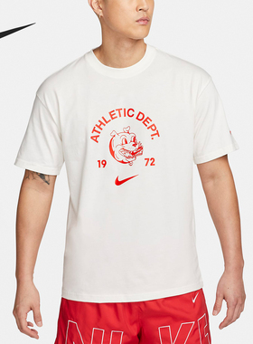 Nike/耐克官方正品新款男士图案印花休闲圆领短袖T恤FJ5244-133