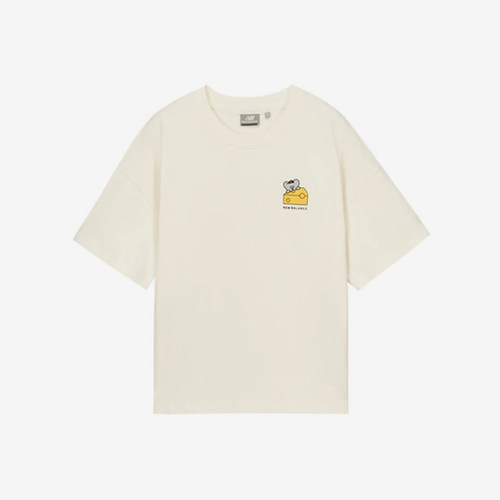 New Balance/NB正品新款女士圆领透气针织宽松短袖T恤5ED26262-IV