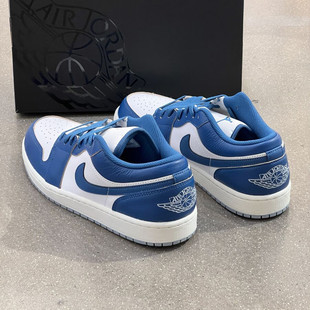 AJ1篮球鞋Jordan乔丹新款白蓝色复古运动鞋正品男鞋轻便减震板鞋