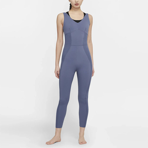 Nike/耐克正品运动女士时尚修身弹力经典无袖连体衣CJ5273-491