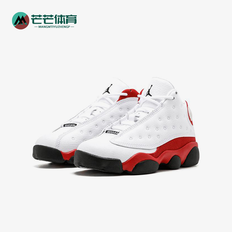 Nike/耐克正品2017JORDAN小童拼接耐磨篮球鞋运动414575-122