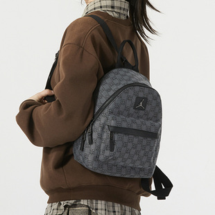 AJ乔丹印花双肩包耐克正品男女休闲包大容量学生书包户外运动背包