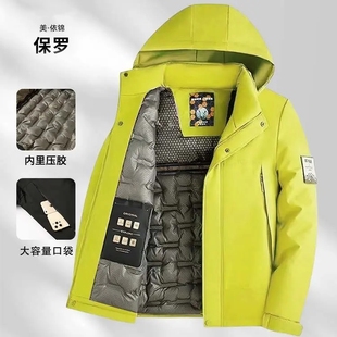 冬季 男女羊毛滑雪服加棉加厚保暖棉服户外情侣冲锋御寒服防风外套