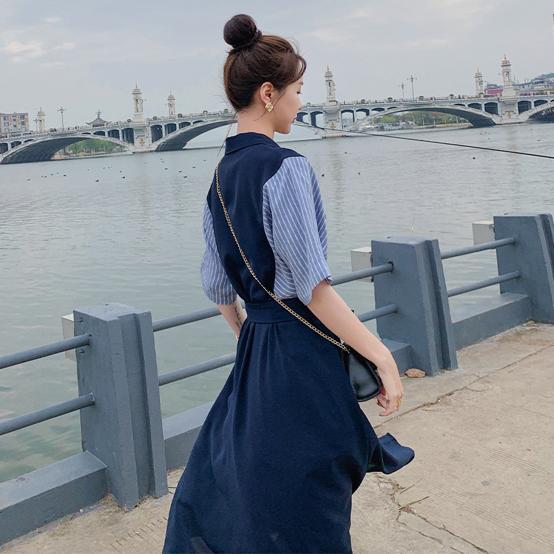 现货2024年夏季连衣裙女267A332P100K158,女装连衣裙,浙宝267