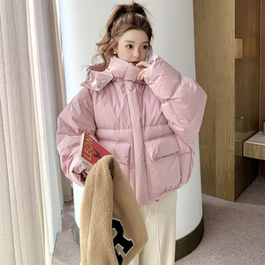 新品90白鸭绒23年冬季新款羽绒服267-6205P275控398图片