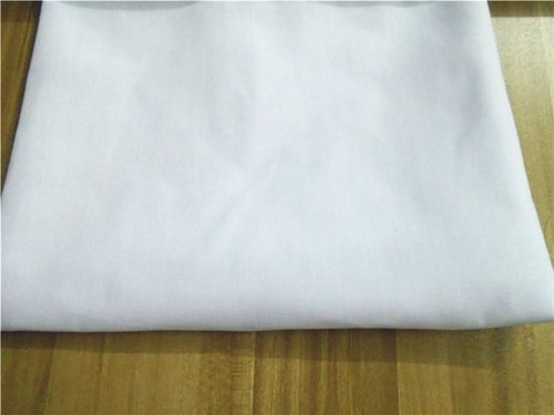 纯白色的确良服装剪裁涂鸦布料