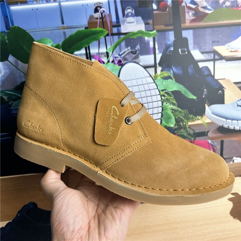 clarks其乐男鞋新款DesertBoot户外沙漠靴工装切尔西男士马丁靴
