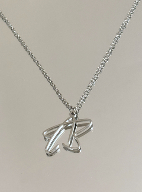 慕Ter aouboom星星镂空五角星钛钢项链不掉色手链