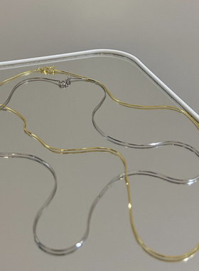 【慕Ter】thomaskong托马斯thomas张康乐同款s925银蛇骨链项链