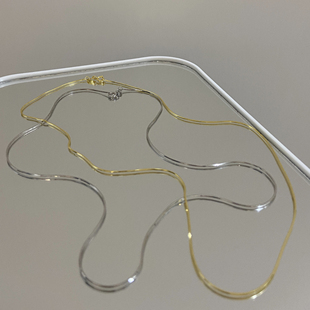 【慕Ter】thomaskong托马斯thomas张康乐同款s925银蛇骨链项链