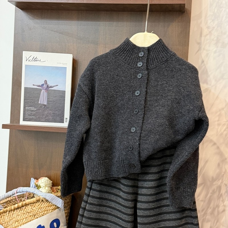 leomama童装女童纯羊毛衫针织开衫2025新款儿童秋冬装毛衣外套,童装/婴儿装/亲子装,普通外套,淘宝优惠券,粉丝福利购,淘宝优惠卷