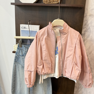 leomama女童外套2026新款春季洋气时髦小女孩上衣儿童装春装衣服