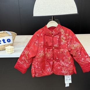 leomama童装女童汉服宝宝新中式唐装棉服儿童国风冬装过年衣服