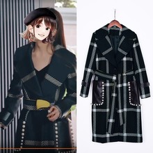 乔安你好颖儿乔安同款韩版手工风衣2