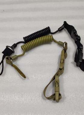 TCmaoyi户外多功能安全绳防丢弹力钥匙扣挂绳TC0128