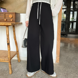 撞色直筒宽松高腰微胖mm显瘦牛仔裤 DM100大码 新款 百分百女装 夏季